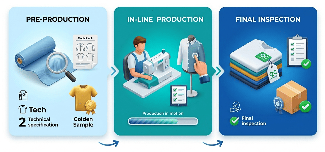 Inspection processes for textile quality control