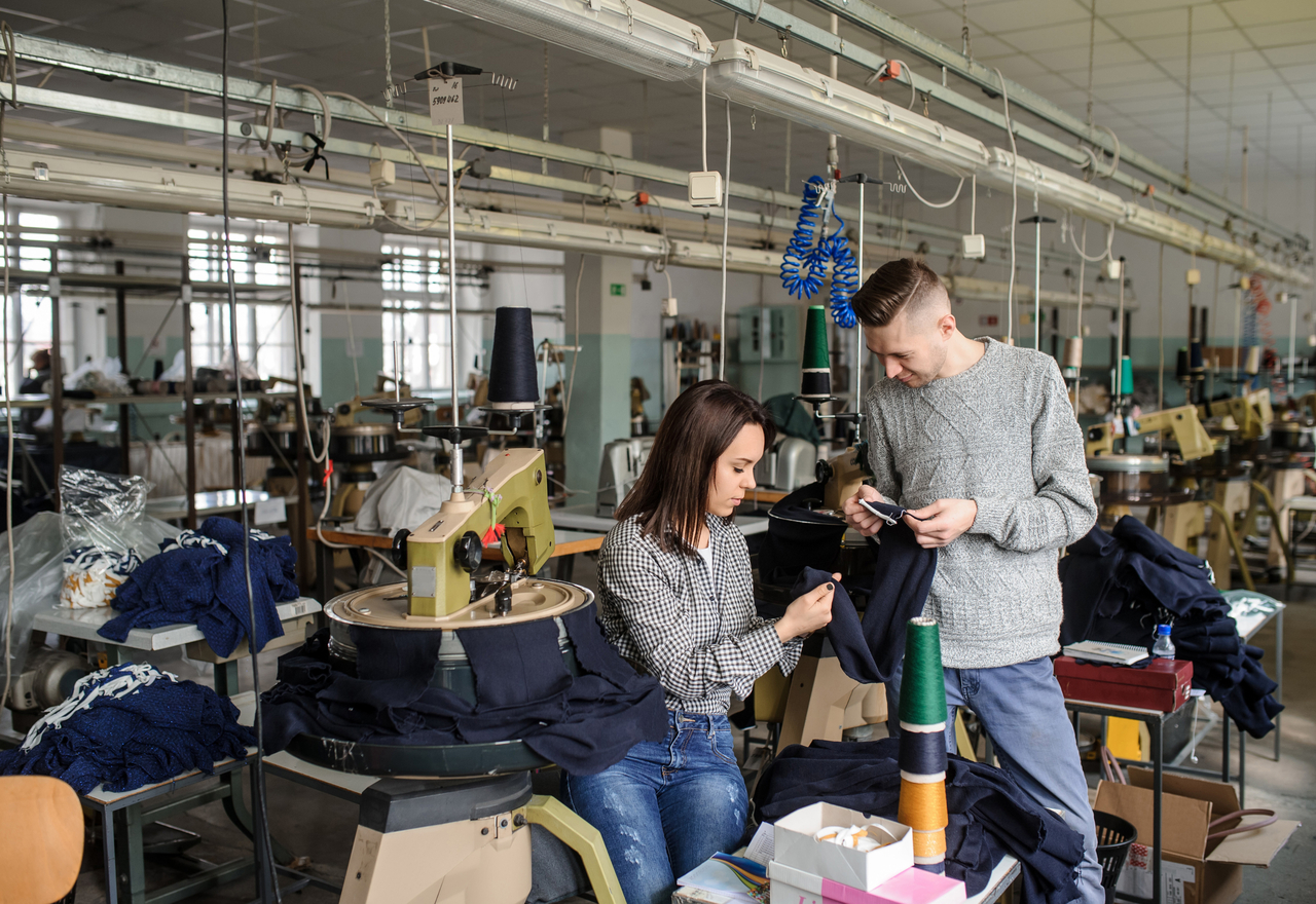 Factory floor inspection highlights apparel supply chain challenges like quality checks, manual processes, and delays