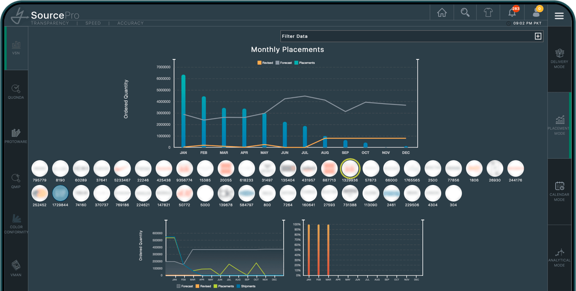 Capacity & Placement Summary